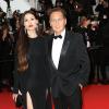 Eric et Yasmine Besson sur le tapis rouge de All is lost lors du 66eme Festival du film de Cannes, le 22 mai 2013.