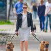 Jessica Biel se balade avec ses chiens à New York, le 22 mai 2013