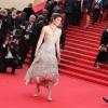 Jessica Biel remonte le tapis roude du 66e Festival du film de Cannes, le 19 mai 2013.