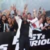 Tyrese Gibson met le feu à la première du film Fast & Furious 6 à Universal City, le 21 mai 2013.