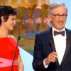 Audrey Tautou et Steven Spielberg lors de la cérémonie de clôture et la remise des prix du Festival de Cannes le 26 mai 2013
