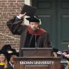 Ben Affleck reçoit le doctorat d'honneur de l'Université de Brown à Rhode Island, le 25 mai 2013. L'acteur et réalisateur reçoit un doctorat d'honneur en beaux-arts pour ses travaux, notamment son dernier film "Argo". Ben Affleck pendant son discours