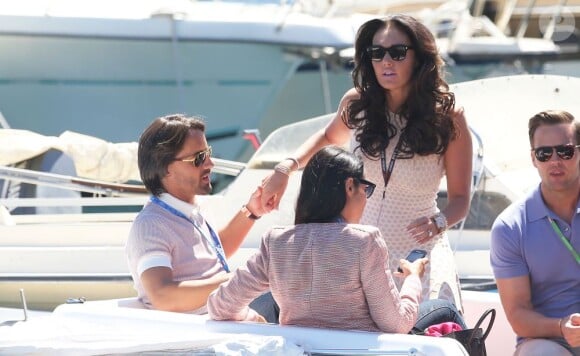 Tamara Ecclestone et son fiancé Jay Rutland à leur arrivée au Grand Prix de Monaco le 26 mai 2013
