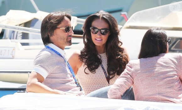 Tamara Ecclestone et son fiancé Jay Rutland à leur arrivée au Grand Prix de Monaco le 26 mai 2013