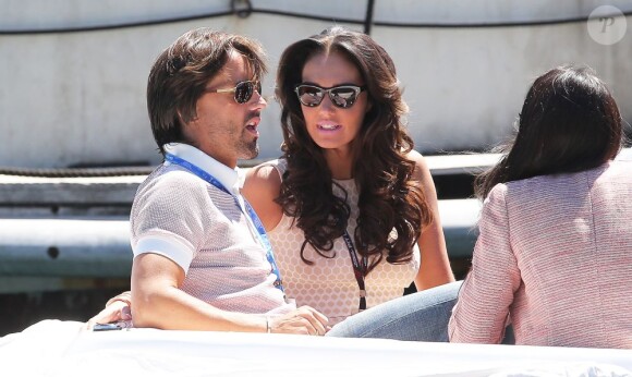 Tamara Ecclestone et son fiancé Jay Rutland à leur arrivée au Grand Prix de Monaco le 26 mai 2013