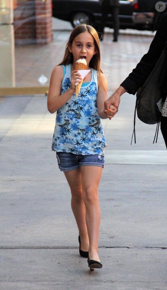 Coco Arquette, la fille de Courteney Cox et de David Arquette, à Beverly Hills, le 2 avril 2013.