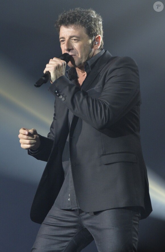 Patrick Bruel en concert au Zénith de Paris le 30 mai 2013.