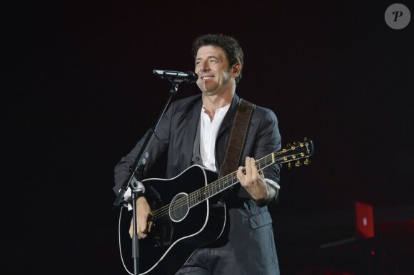 Patrick Bruel en concert au Zénith de Paris le 30 mai 2013.