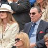 Cyrielle Clair et son mari Michel Corbiere lors du 8e jour des Internationaux de France à Roland-Garros le 2 juin 2013