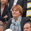 Dominique Voynet lors du 8e jour des Internationaux de France à Roland-Garros le 2 juin 2013