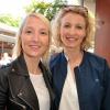Audrey Lamy et sa soeur et Alexandra Lamy lors du 8e jour des Internationaux de France à Roland-Garros le 2 juin 2013