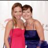 Dounia Coesens et Cécilia Hornus de la série Plus belle la vie au Festival de la télévision de Monte-Carlo le 6 juin 2010.