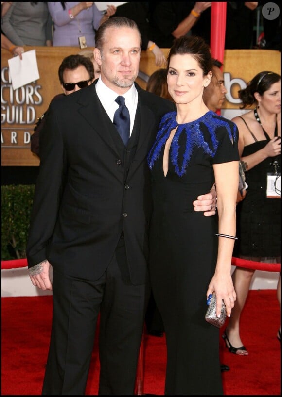 Jesse James et Sandra Bullock au Screen Actors Guild Awards, à Los Angeles, le 23 janvier 2010.