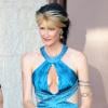 Laura Dern se transforme sur le tournage de la série télévisée à sketchs Kroll Show à Los Angeles, le 4 juin 2013.