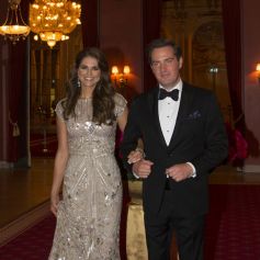 La princesse Madeleine de Suède et Chris O'Neill au dîner donné à la veille de leur mariage, le 7 juin 2013 au Grand Hotel de Stockholm