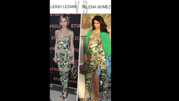 Match de look : Leigh Lezark vs Selena Gomez, l'imprimé exotique