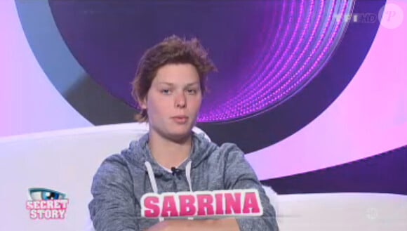 Sabrina buzz dans la quotidienne de Secret Story 7 le lundi 10 juin 2013 sur TF1
