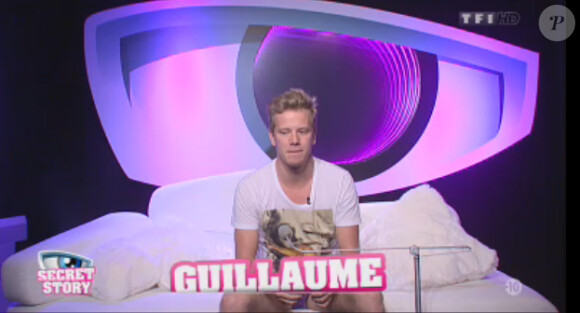 Guillaume dans la quotidienne de Secret Story 7 le lundi 10 juin 2013 sur TF1