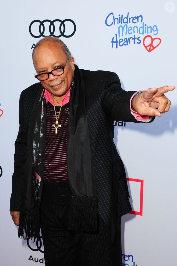 Quincy Jones à la première édition de la soirée de charité, Children Mending Hearts Style Sunday, à Los Angeles, le 9 juin 2013.