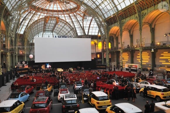 Soirée Drive-In Intense, inauguration par Paco Rabanne et les parfums 1 Million du Drive-In du Cinema Paradiso au Grand Palais, à Paris le 10 juin 2013