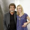 Olivier Marchal et sa femme Catherine Marchal - Photocall de la série "A votre service" lors du 53e Festival de Monte-Carlo au Forum Grimaldi à Monaco, le 10 Juin 2013.