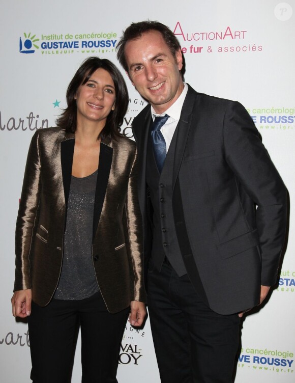 Jean-Philippe Doux et Estelle Denis en novembre 2012 à Paris