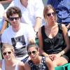 Alexandra Rosenfeld et son compagnon Jean Imbert à Roland-Garros le 7 juin 2013 lors des Internationaux de France