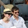Gaspard Ulliel et son amie à Roland-Garros le 5 juin 2013 lors des Internationaux de France