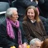Jean Rochefort et sa femme Françoise à Roland-Garros le 30 mai 2013 lors des Internationaux de France