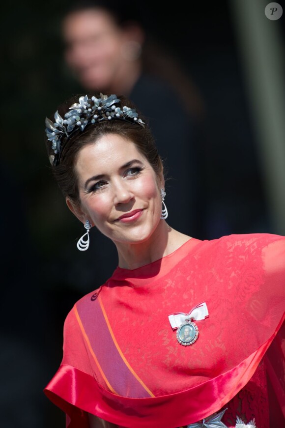 La princesse Mary de Danemark au mariage de la princesse Madeleine de Suède le 8 juin 2013