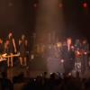 Johnny Hallyday lors de son concert privé au Théâtre de Paris dans la nuit du samedi 15 juin 2013 après le concert de ses 70 ans à Bercy.