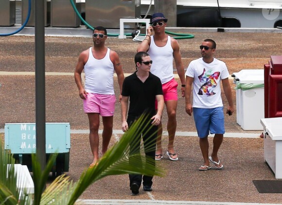Cristiano Ronaldo à Miami le 14 juin 2013, prêt pour une petite sortie en mer
