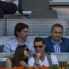 Cristiano Ronaldo et Irina Shayk très amoureux le 10 mai 2013 lors de l'Open de tennis de Madrid.