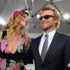 Simon Baker et Sophie Thalmann au prix de Diane Longines à l'hippodrome de Chantilly, le 16 juin 2013