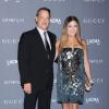 Tom Hanks et son épouse Rita Wilson lors des LACMA Art+Film Gala à Los Angeles le 27 octobre 2012