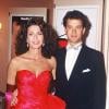 Tom Hanks, avec sa femme Rita Wilson, présentent Big lors du Festival de Deauville en 1988