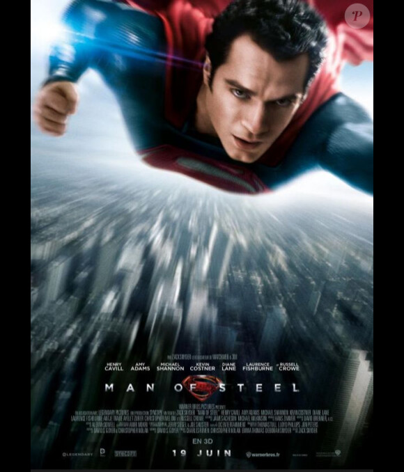 Affiche du film Man of Steel, en salles le 19 juin