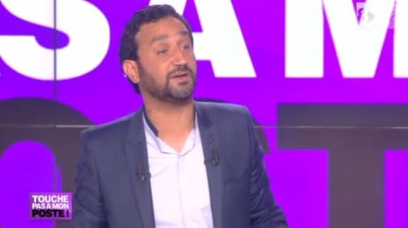 Cyril Hanouna s'exprime sur l'arrivée d'Antoine de Caunes aux commandes du Grand Journal de Canal +, dans son émission Touche pas à mon poste, le 18 juin 2013.