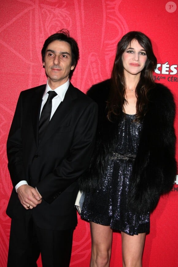Charlotte Gainsbourg et Yvan Attal lors des César 2009