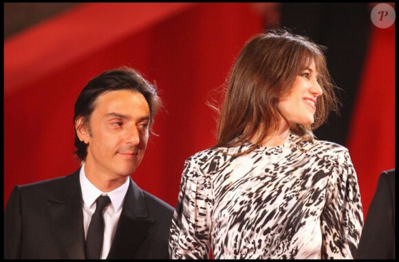 Yvan Attal et Charlotte Gainsbourg lors du Festival de Cannes 2009 pour la présentation d'Antichrist