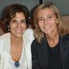 Claire Chazal et Christine Orban lors de la 8e édition du Prix du Premier Roman de Femme à l'hôtel Montalembert à Paris, le 19 juin 2013.