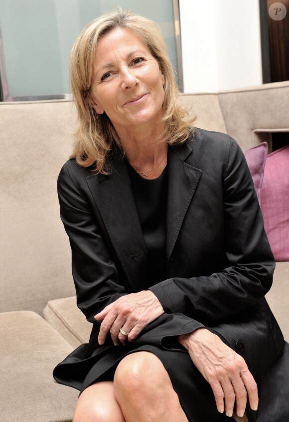 Exclusif - La star du JT Claire Chazal à la 8e édition du Prix du Premier Roman de Femme à l'hôtel Montalembert à Paris, le 19 juin 2013.