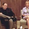 James Gandolfini et Edie Falco dans Les Sopranos en 2002.