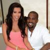 Kim Kardashian et Kanye West à Los Angeles, mai 2012.