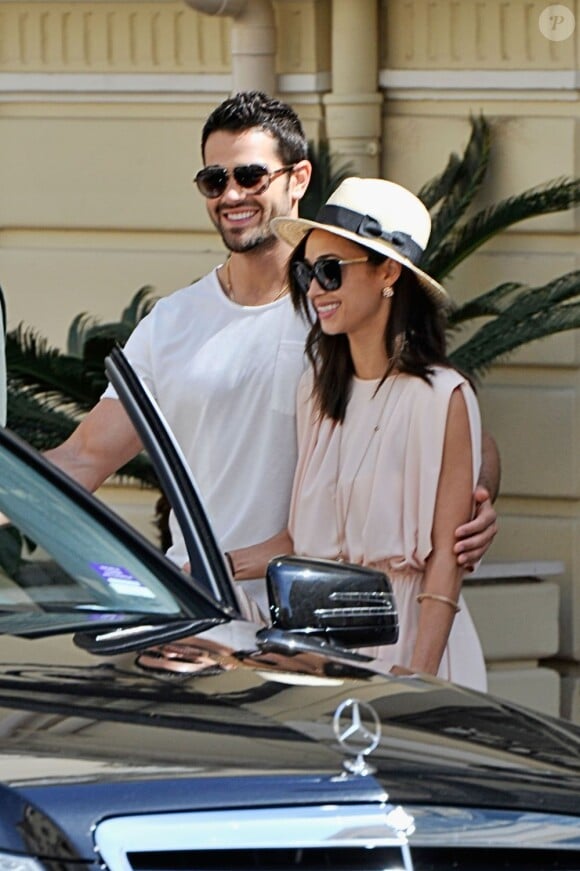 Exclusif - Jesse Metcalfe et sa fiancée Cara Santana à l'occasion du 53ème festival de Monte Carlo a Monaco le 10 juin 2013.