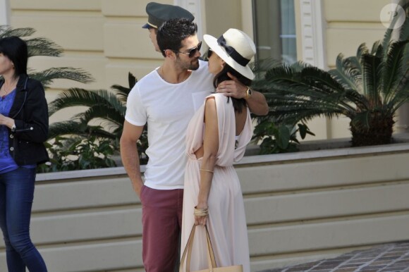 Exclusif - Le très sexy Jesse Metcalfe et sa fiancée Cara Santana à l'occasion du 53ème festival de Monte Carlo a Monaco le 10 juin 2013.