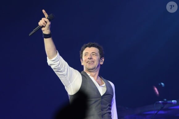Patrick Bruel en concert à Bercy à Paris le 22 juin 2013.