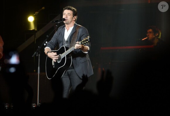 Patrick Bruel en concert à Bercy à Paris le 22 juin 2013.