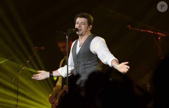 Patrick Bruel en concert à Bercy à Paris le 22 juin 2013.