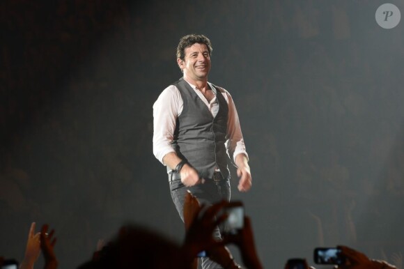 Patrick Bruel en concert à Bercy à Paris le 22 juin 2013.